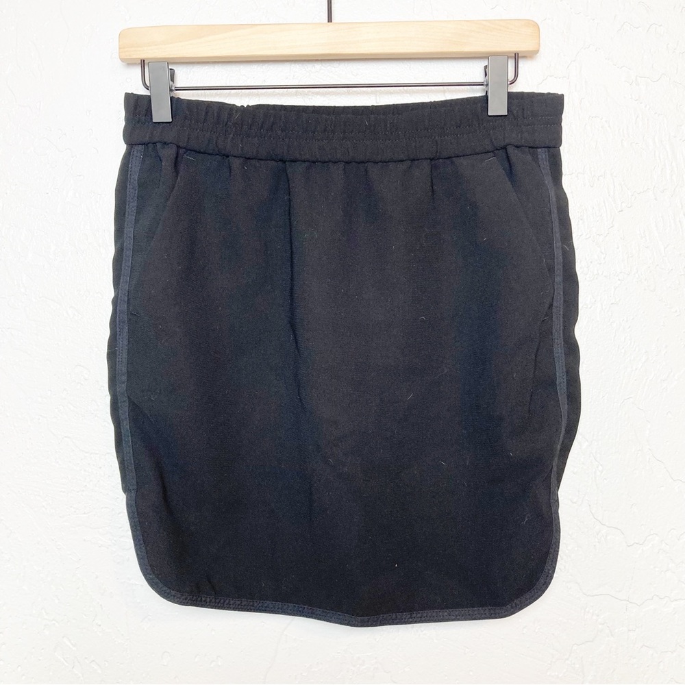 J crew black mini skirt 00P